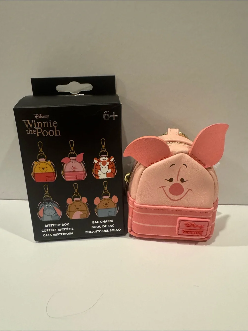 Loungefly Piglet Pink Mini Backpack Bag Charm